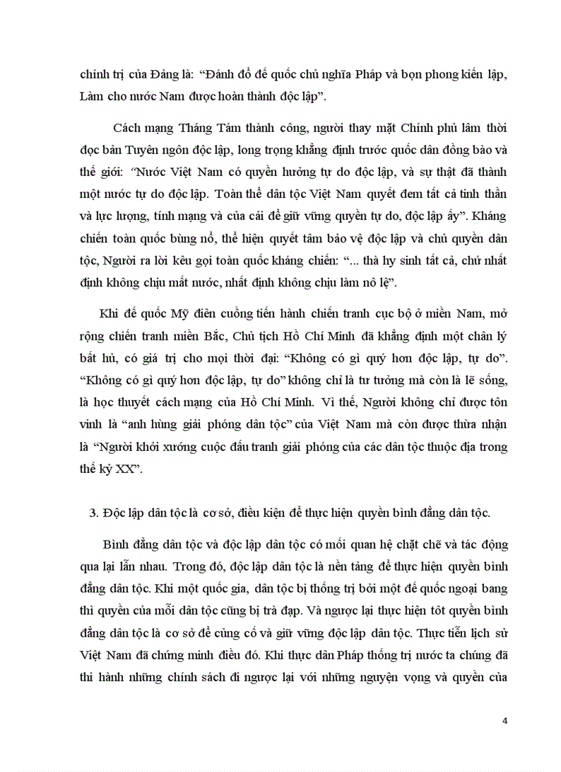 image for page Phân tích luận điểm của Hồ Chí Minh Tất cả các dân tộc trên thế giới đều sinh ra bình đẳng dân tộc nào cũng có quyền sống quyền sung sướng và quyền tự do Liên hệ thực tiễn Việt Nam hiện nay 3