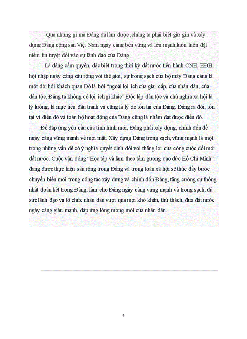 image for page Tư tưởng Hồ Chí Minh về giữ gìn và xây dựng Đảng cộng sản trong sạch vững mạnh