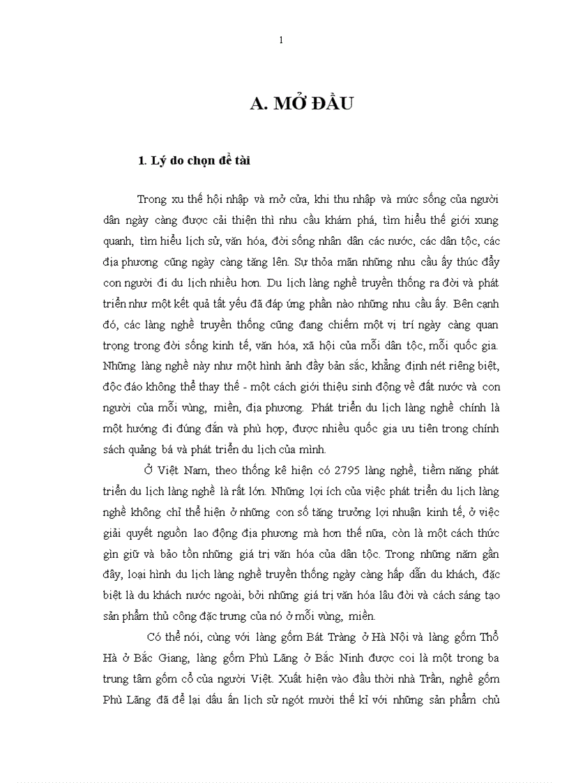 image for page Phát triển du lịch ở làng gốm Phù Lãng