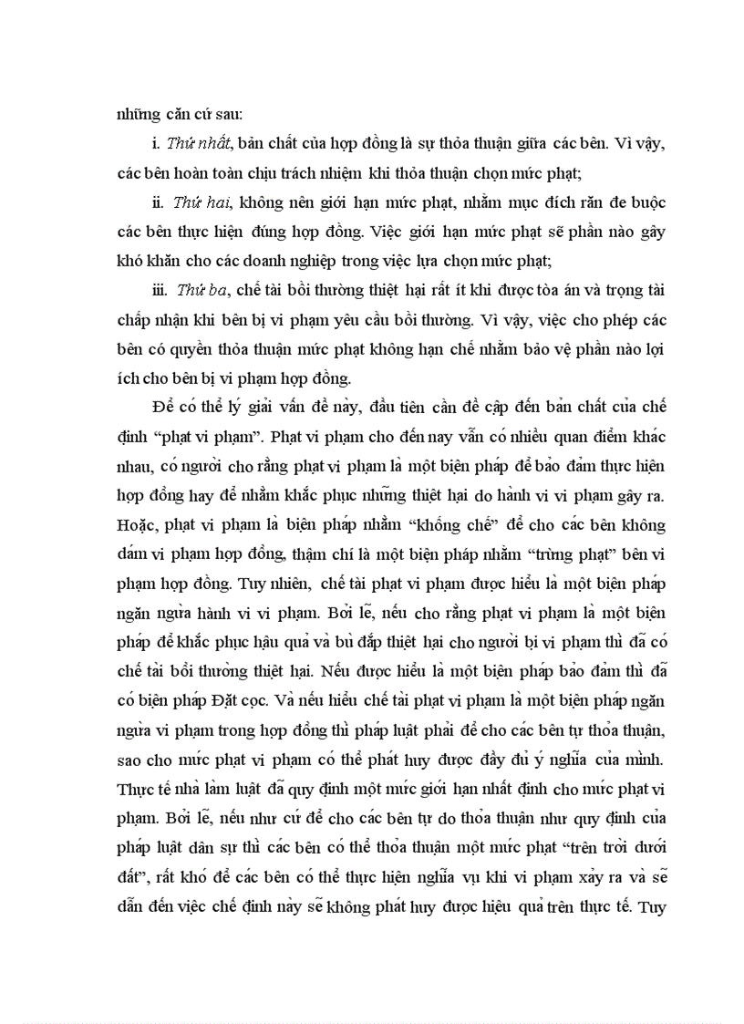 image for page Một số hạn chế của các quy định về chế tài vi phạm hợp đồng thương mại theo luật thương mại Việt Nam