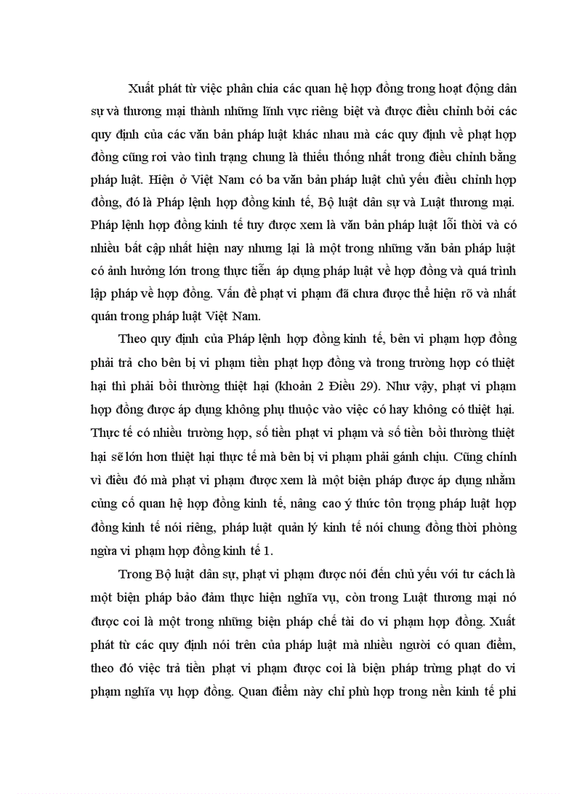 image for page Một số hạn chế của các quy định về chế tài vi phạm hợp đồng thương mại theo luật thương mại Việt Nam