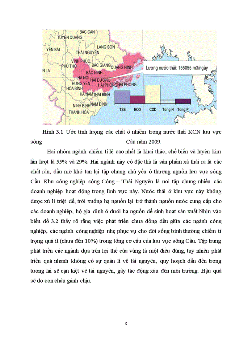 image for page Đánh giá thực trạng ô nhiễm môi trường nước ở lưu vực sông Cầu qua các hoạt động sản xuất công nghiệp