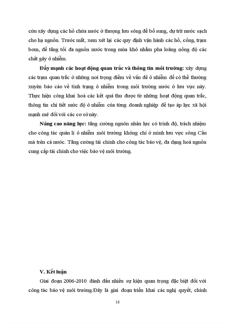 image for page Đánh giá thực trạng ô nhiễm môi trường nước ở lưu vực sông Cầu qua các hoạt động sản xuất công nghiệp