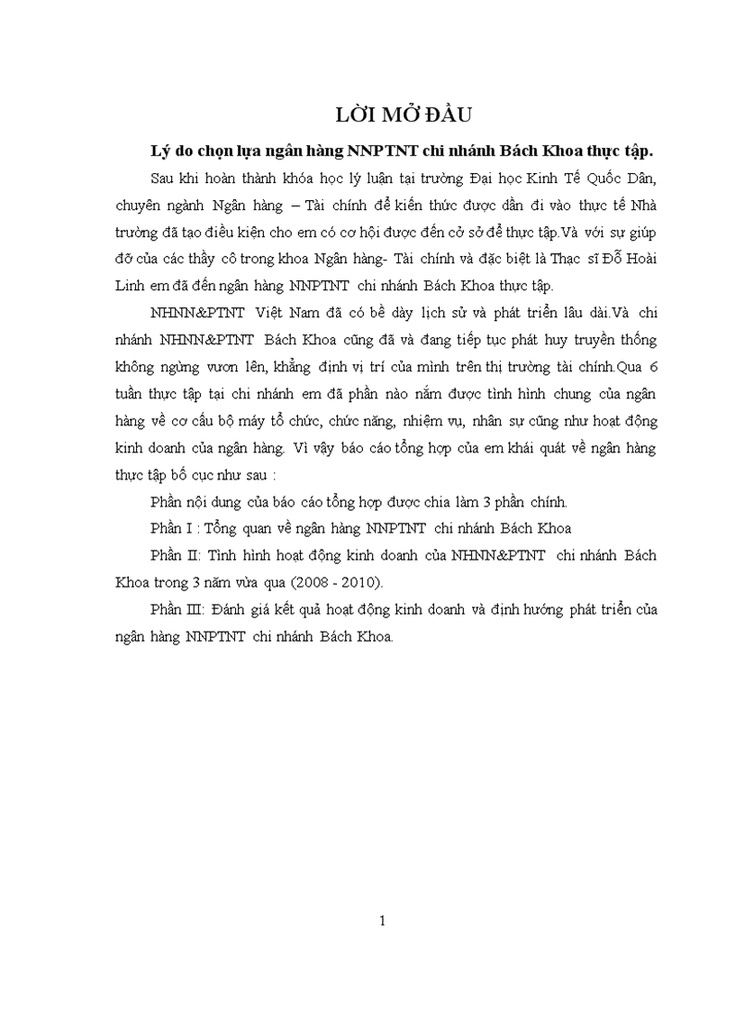 image for page Đánh giá kết quả hoạt động kinh doanh và định hướng phát triển của ngân hàng NNPTNT chi nhánh Bách Khoa