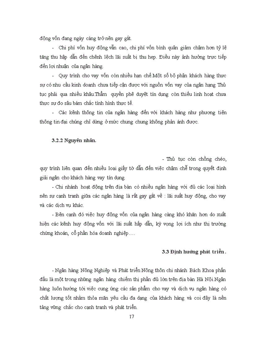 image for page Đánh giá kết quả hoạt động kinh doanh và định hướng phát triển của ngân hàng NNPTNT chi nhánh Bách Khoa