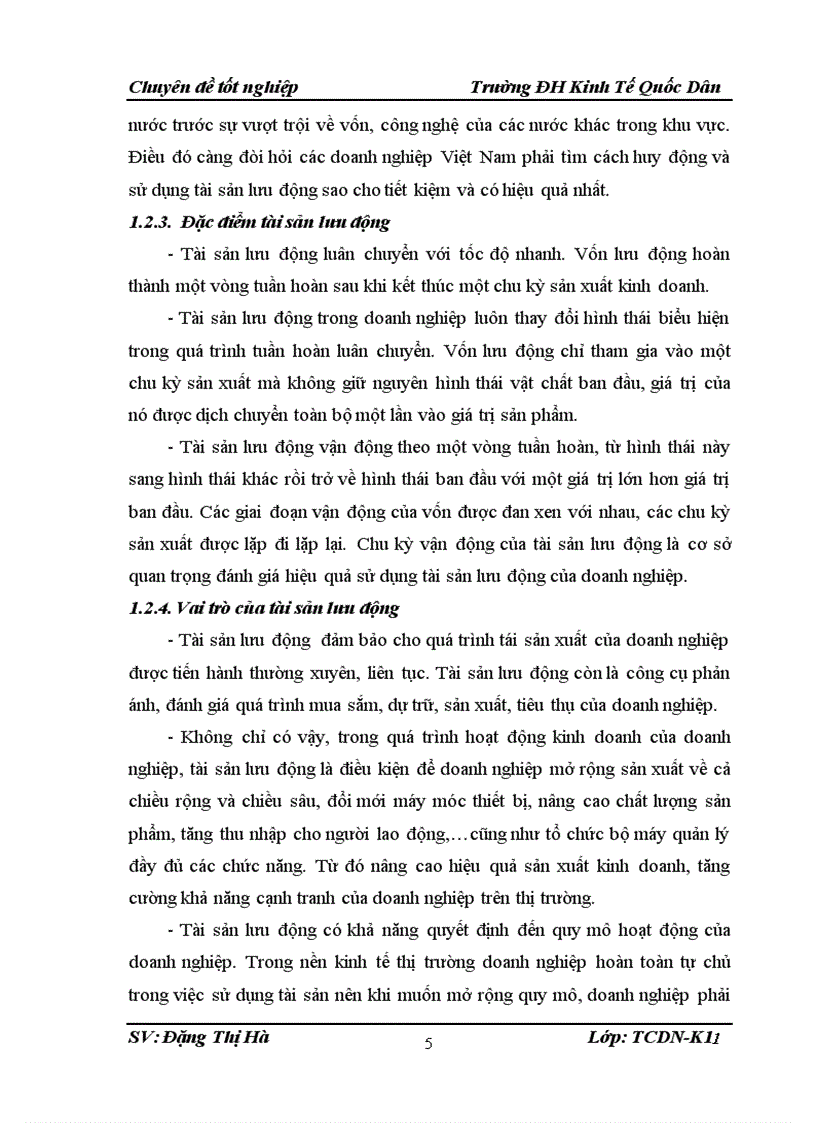 image for page Giải pháp nâng cao hiệu quả sử dụng vốn lưu động tại công ty TNHH Quảng cáo và Công nghệ Thái Bình