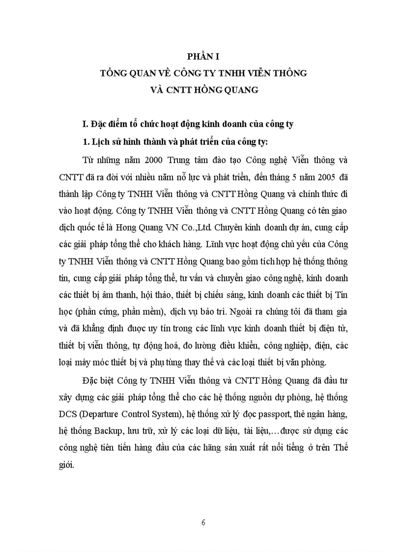 image for page Kênh phân phối Công ty TNHH Viễn thông và CNTT Hồng Quang
