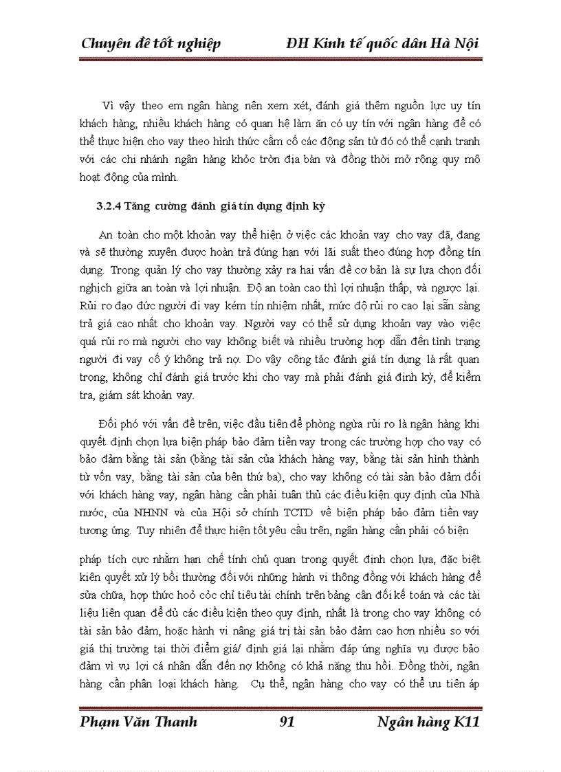 image for page Các vấn đề cơ bản về đảm bảo tiền vay của ngân hàng thương mại