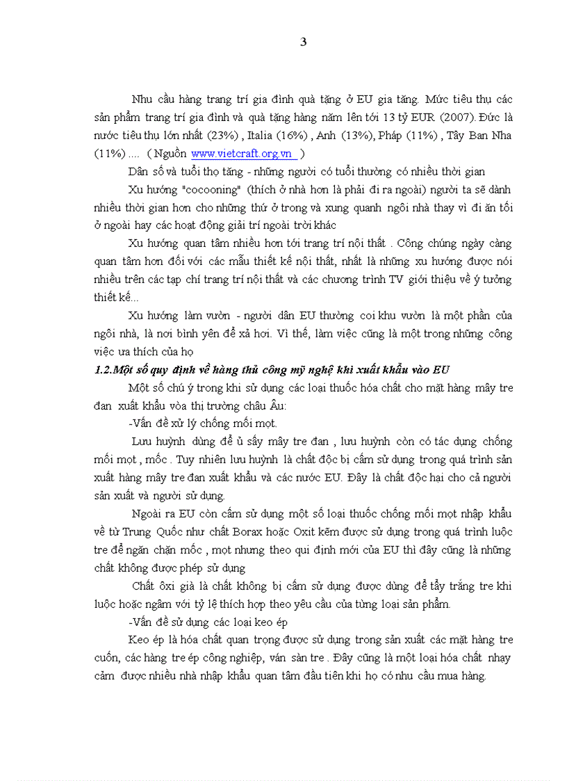 image for page Xuất khẩu hàng thủ công mỹ nghệ của Việt Nam sang thị trường EU Thực trạng và giải pháp