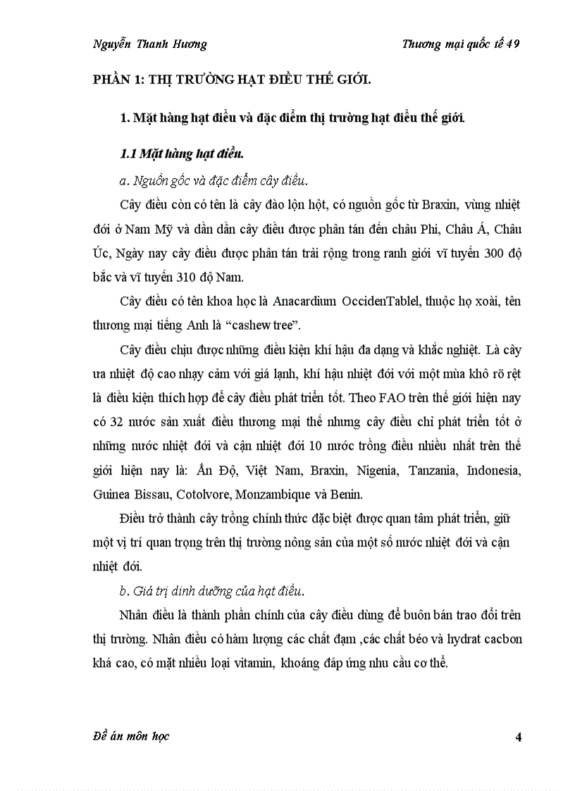 image for page Tiềm năng xuất khẩu hạt điều của Việt Nam