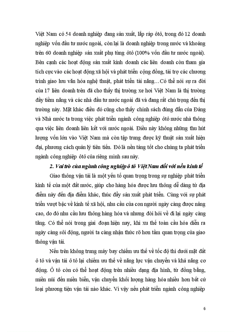 image for page Ngành công nghiệp ôtô Việt Nam trong điều kiện hội nhập Thực trạng và giải pháp