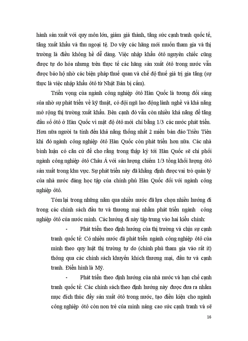 image for page Ngành công nghiệp ôtô Việt Nam trong điều kiện hội nhập Thực trạng và giải pháp