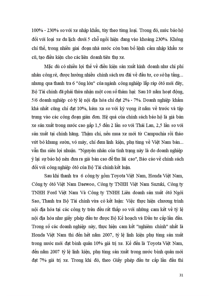 image for page Ngành công nghiệp ôtô Việt Nam trong điều kiện hội nhập Thực trạng và giải pháp