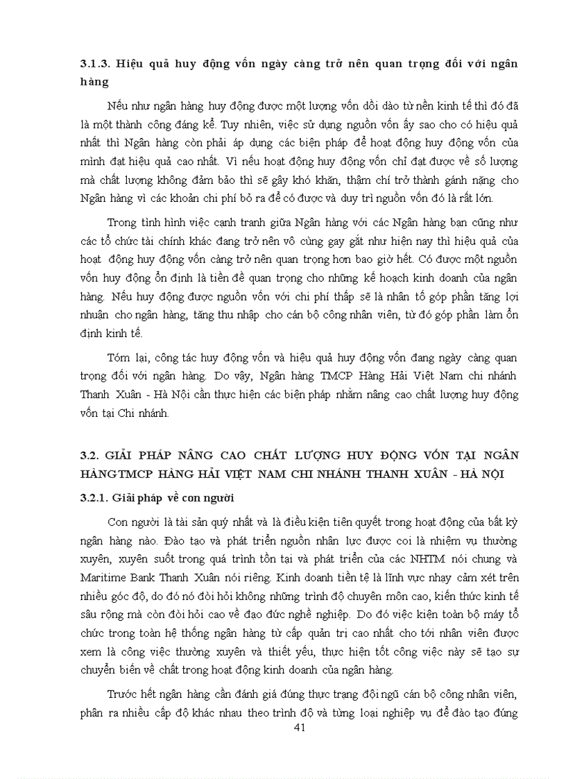 image for page Giải pháp nâng cao hiệu quả huy động vốn tiền gửi tại Ngân hàng TMCP Hàng Hải Việt Nam chi nhánh Thanh Xuân Hà Nội 3
