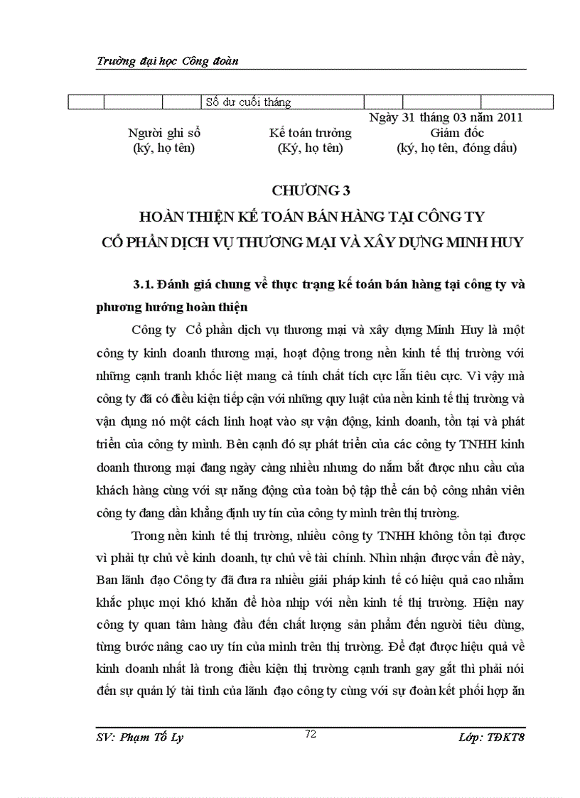 image for page Hoàn thiện kế toán bán hàng tại công ty Cổ phần dịch vụ thương mại và xây dựng Minh Huy