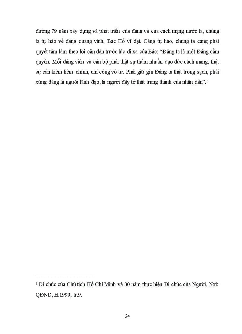 image for page Phân tích luận điểm của Hồ Chí Minh Đảng ta là một Đảng cầm quyền Phải giữ gìn Đảng ta thật trong sạch phải xứng đáng là người lãnh đạo là người đầy tớ thật trung thành của nhân dân