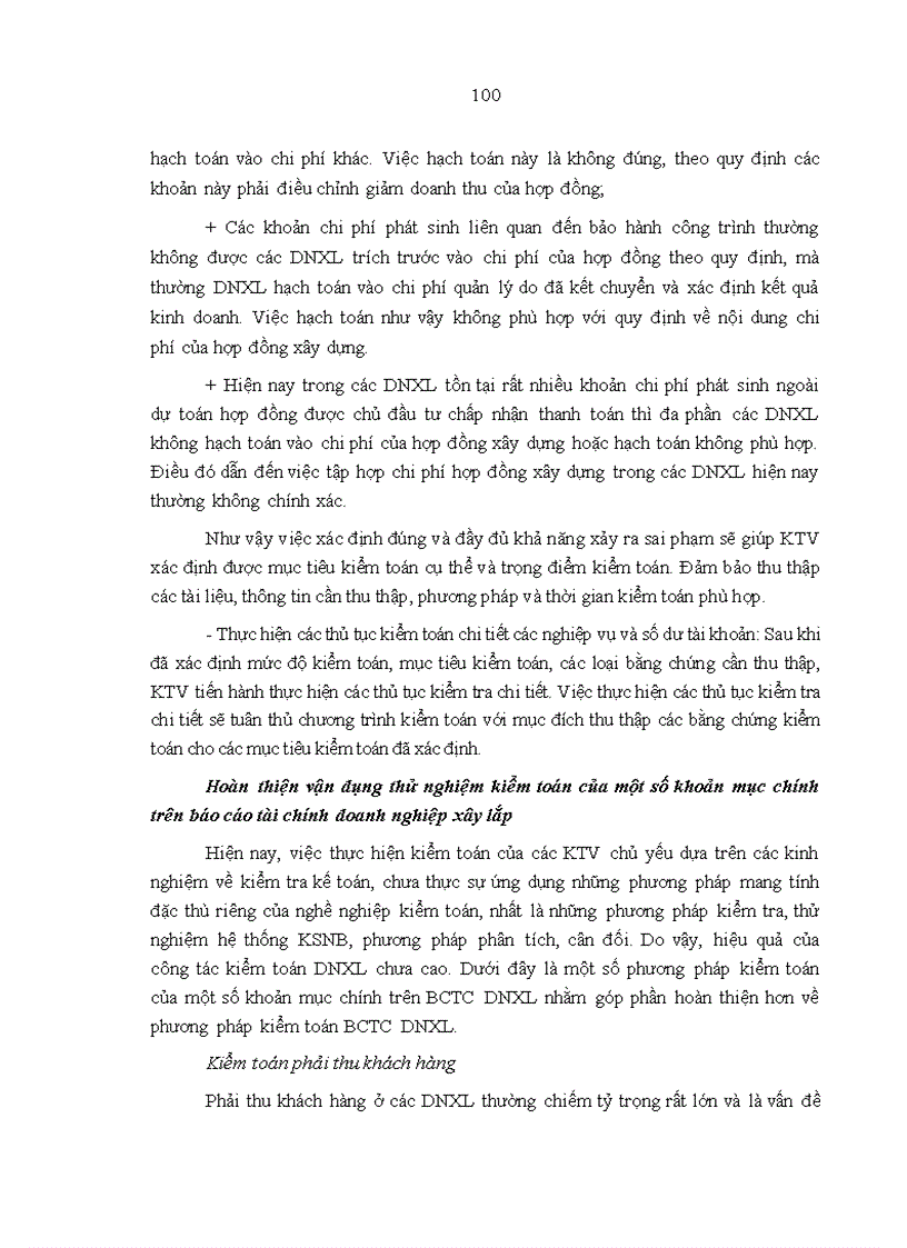 image for page Hoàn thiện kiểm toán báo cáo tài chính doanh nghiệp xây lắp do Kiểm toán Nhà nước thực hiện