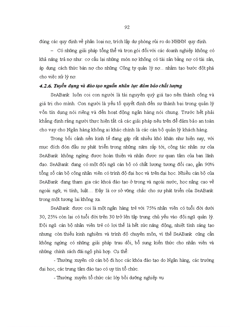 image for page Hạn chế rủi ro Tín dụng tại Ngân hàng Thương mại cổ phần Đông Nam Á SeABank đối với Doanh nghiệp nhỏ và vừa