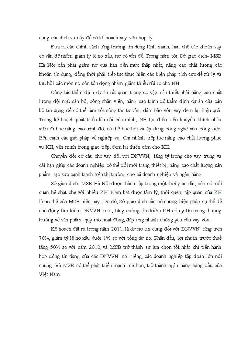 image for page Nâng cao chất lượng cho vay đối với doanh nghiệp vừa và nhỏ tại Sở giao dịch của ngân hang thương mại cổ phần Hàng Hải Việt Nam 3