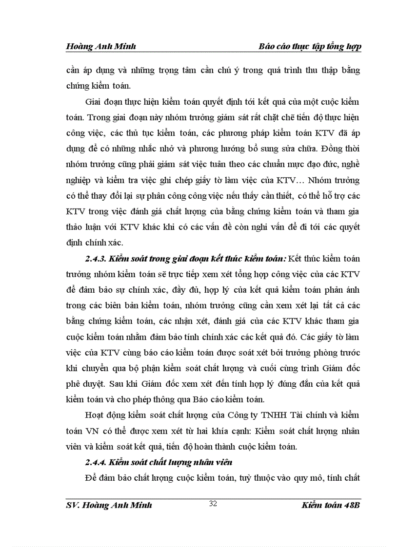 image for page Nhận xét và các giải pháp đề xuất tổ chức và hoạt động của Công ty TNHH Tài chính và Kiểm toán Việt Nam 1