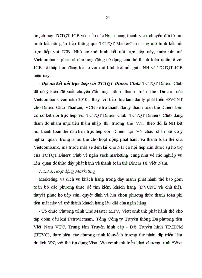 image for page Đẩy mạnh hoạt động kinh doanh phát hành thẻ thanh toán quốc tế ở Ngân hàng TMCP Ngoại Thương Việt Nam