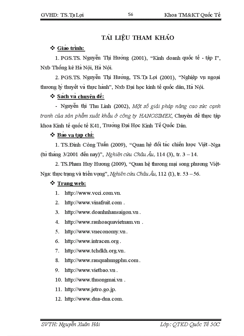image for page Nâng cao sức cạnh tranh sản phẩm rau quả đóng hộp suất khẩu sang thị trường Nga và Đông Âu tại công ty TNHH Dua Dua