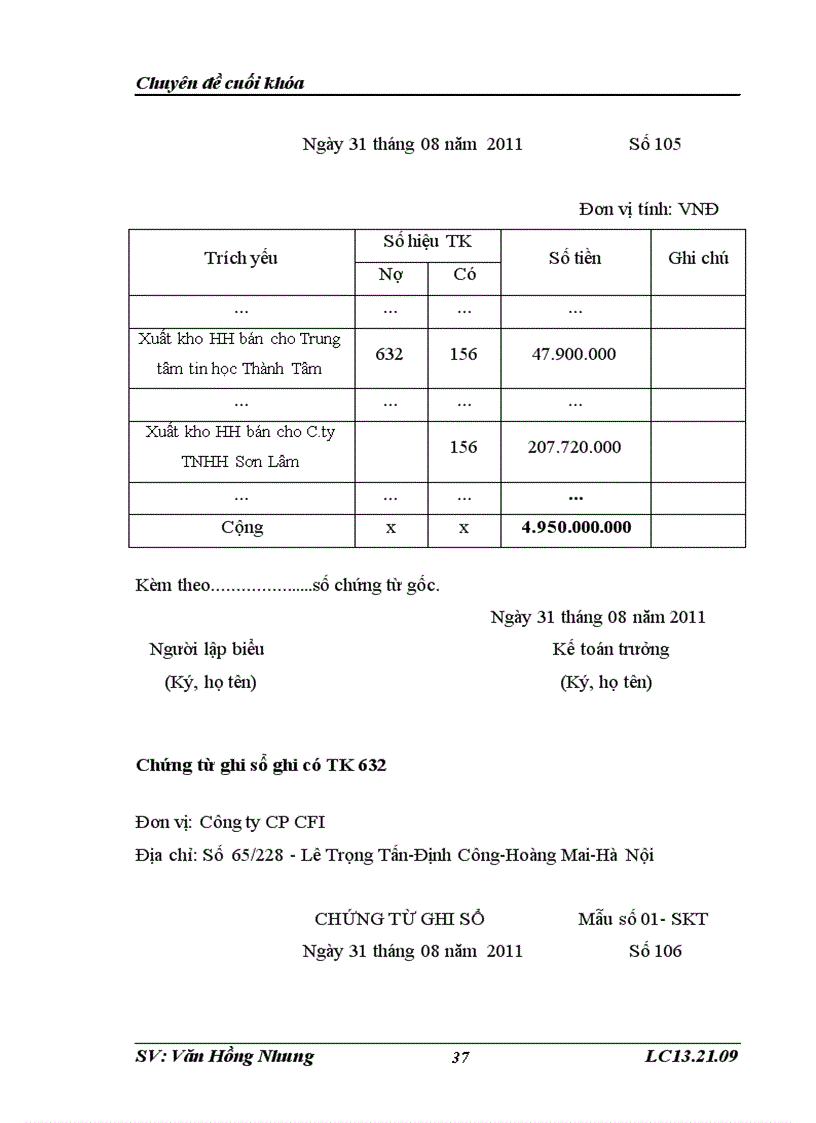 image for page Tổ chức kế toán bán hàng và xác định kết quả bán hàng ở Công ty CP CFI 1