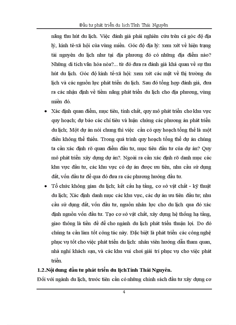 image for page Đầu tư phát triển du lịch Tỉnh Thái Nguyên 1