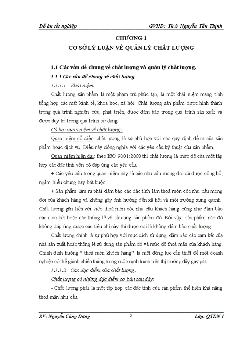 image for page Phân tích tình hình áp dụng hệ thống Quản lý chất lượng theo tiêu chuẩn ISO 9001 2008 tại Tổng công ty Dệt May Hà Nội và một số giải pháp hoàn thiện 1