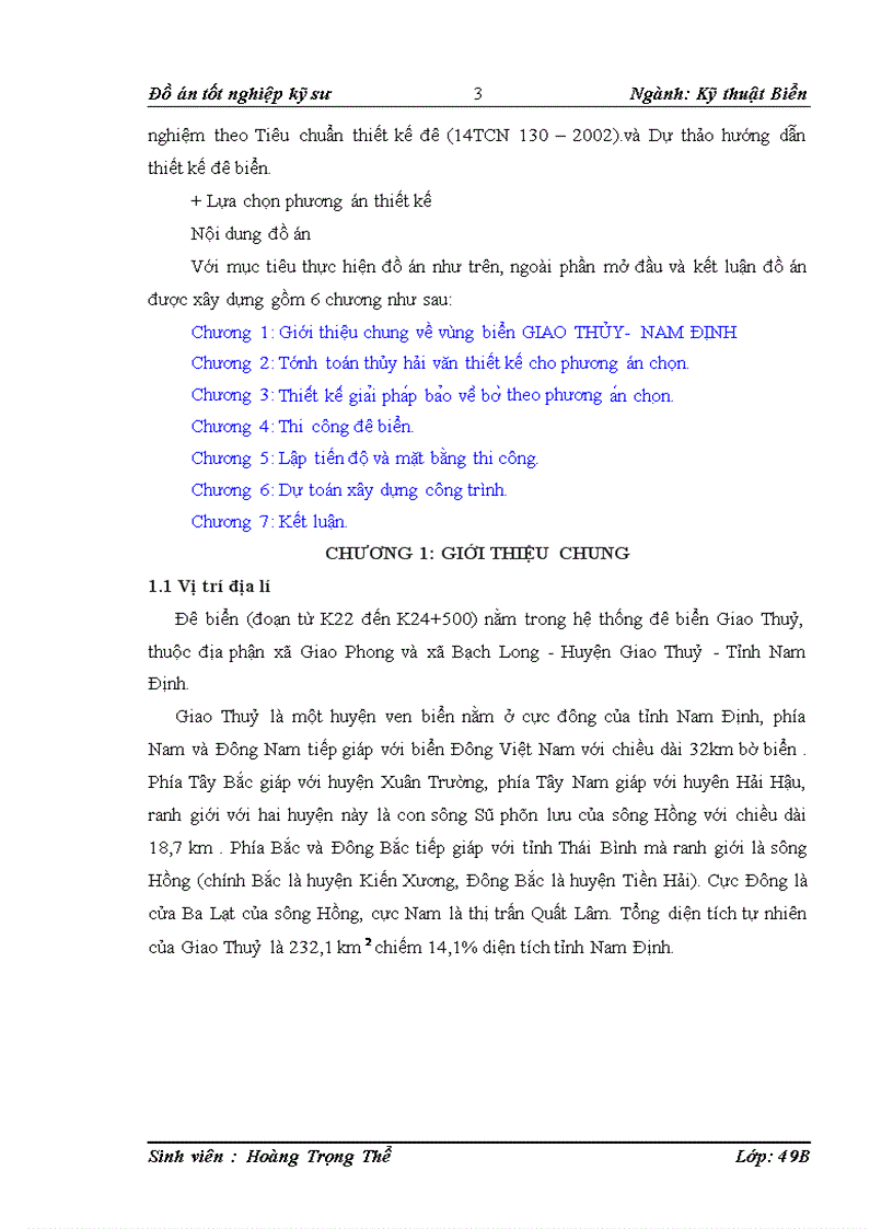 image for page Thiết kế xây dựng công trình đê biển Giao Thủy