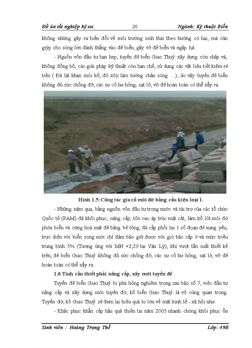 image for page Thiết kế xây dựng công trình đê biển Giao Thủy