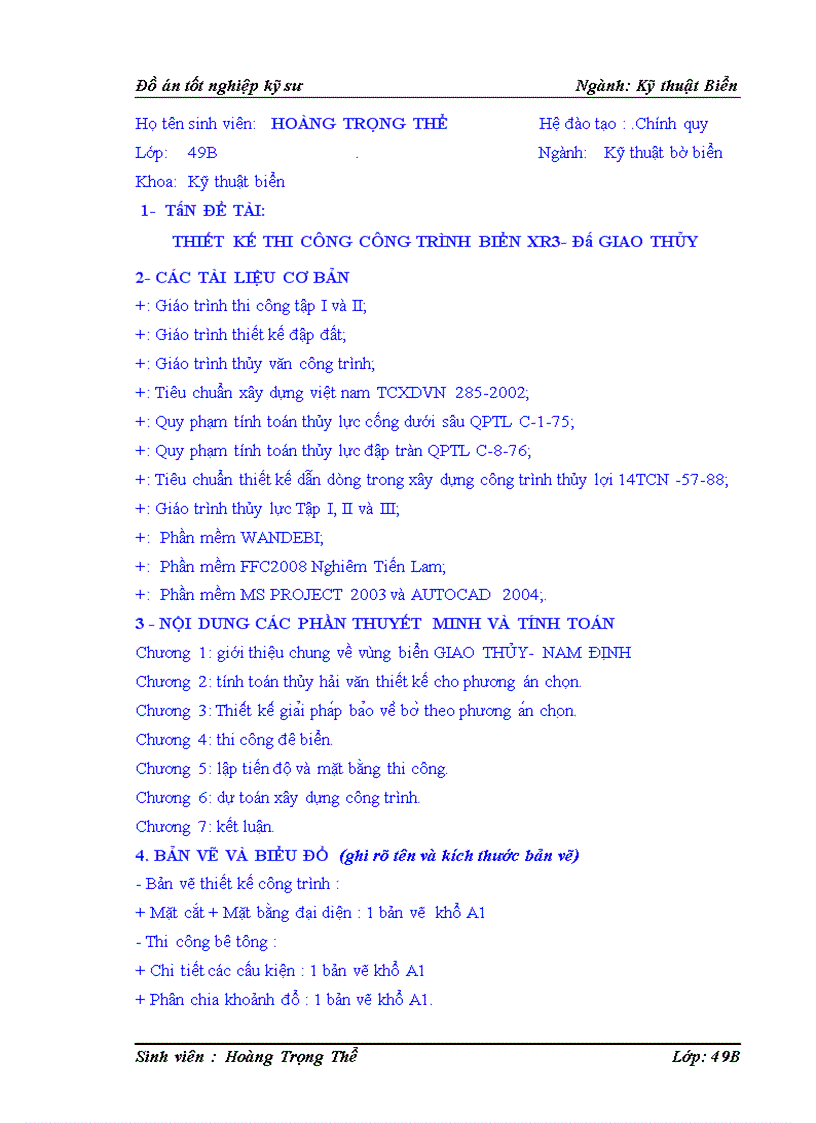 image for page Thiết kế xây dựng công trình đê biển Giao Thủy