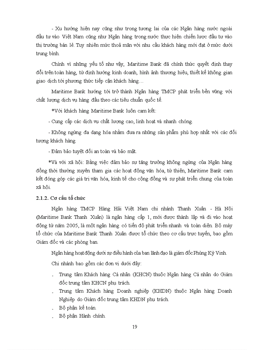 image for page Giải pháp nâng cao hiệu quả huy động vốn tiền gửi tại Ngân hàng TMCP Hàng Hải Việt Nam chi nhánh Thanh Xuân Hà Nội 4