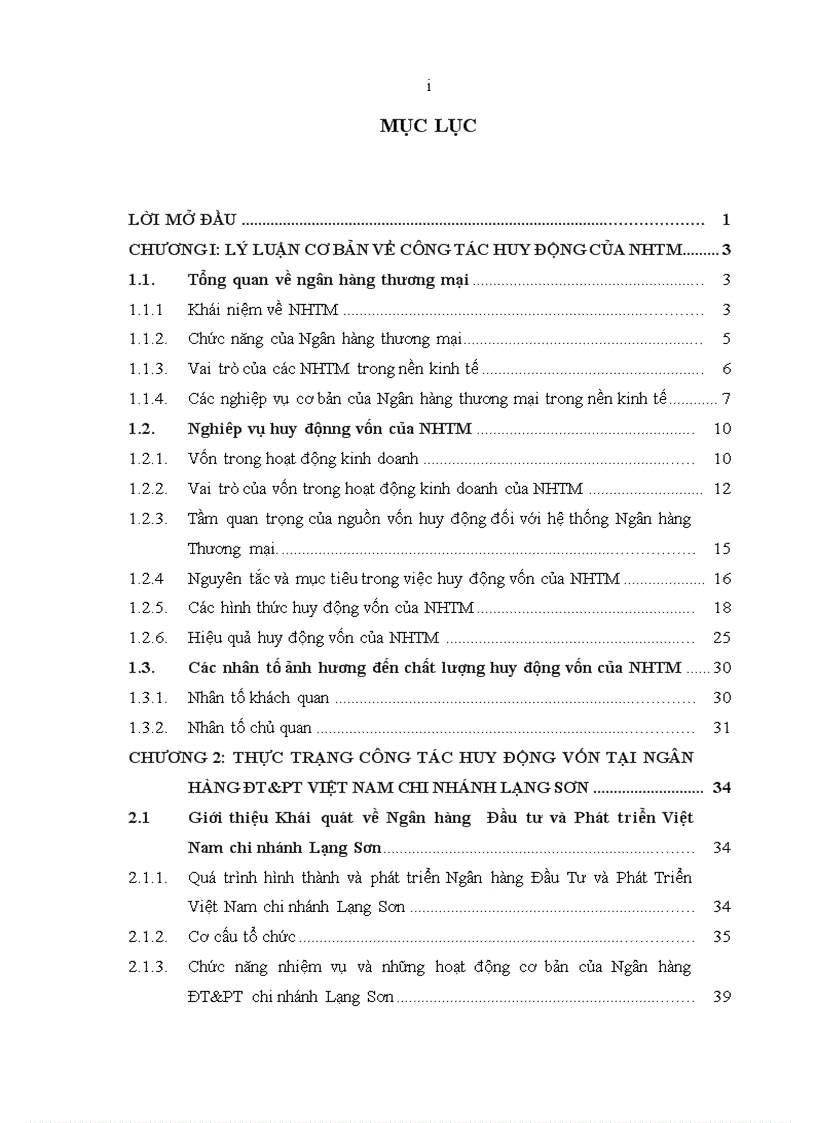 image for page Giải pháp tăng cường công tác huy động vốn của Ngân hàng ĐT PT chi nhánh Lạng Sơn