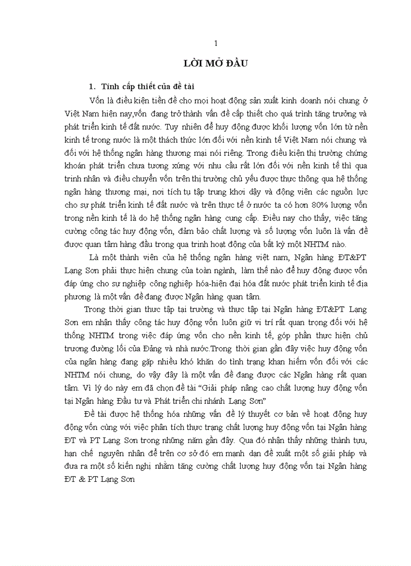 image for page Giải pháp tăng cường công tác huy động vốn của Ngân hàng ĐT PT chi nhánh Lạng Sơn