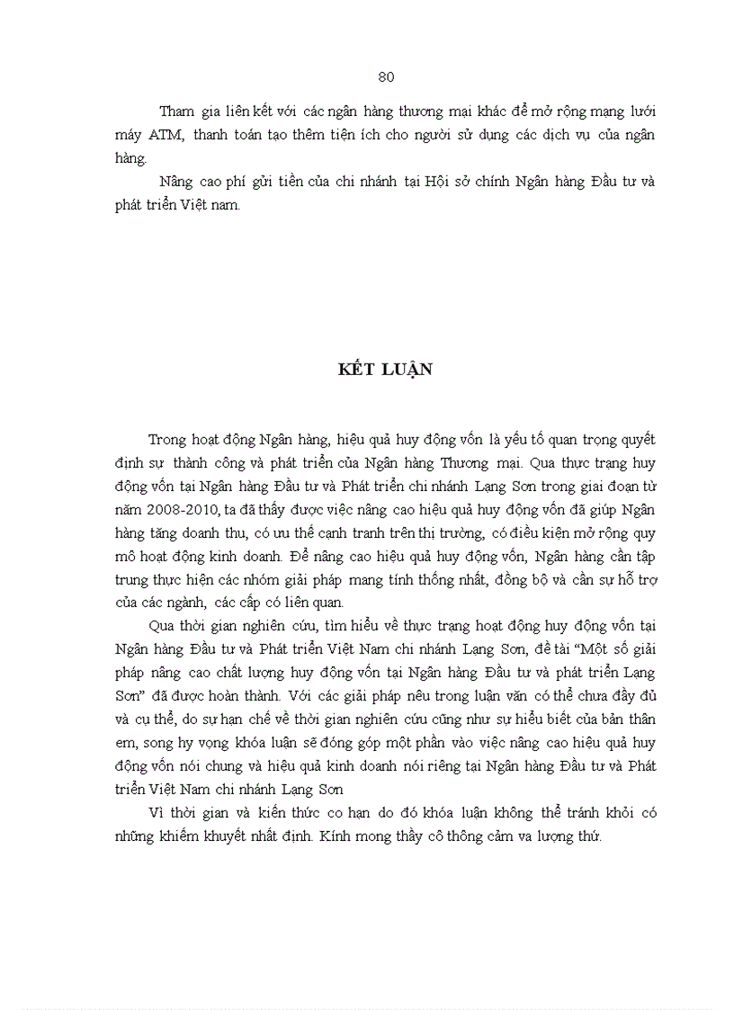 image for page Giải pháp tăng cường công tác huy động vốn của Ngân hàng ĐT PT chi nhánh Lạng Sơn