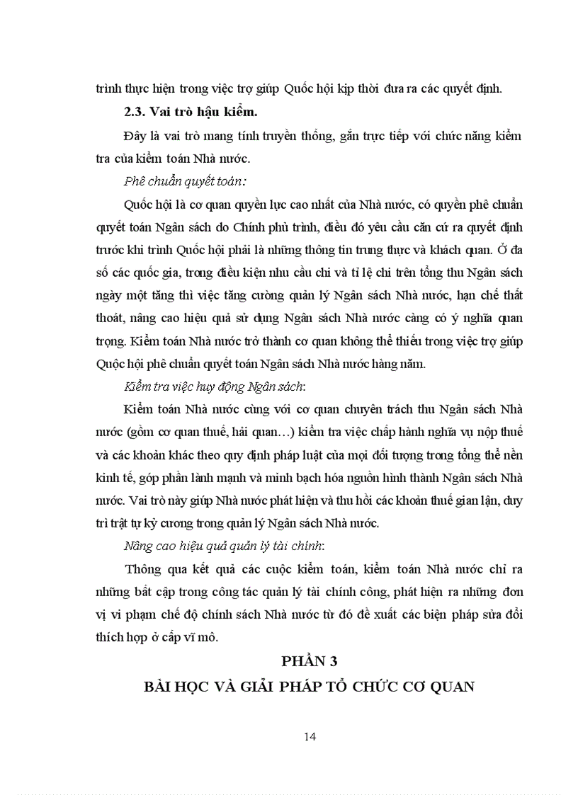 image for page Tìm hiểu cơ cấu tổ chức vai trò của kiểm toán Nhà nước và bài học thực tiễn đối với Việt Nam