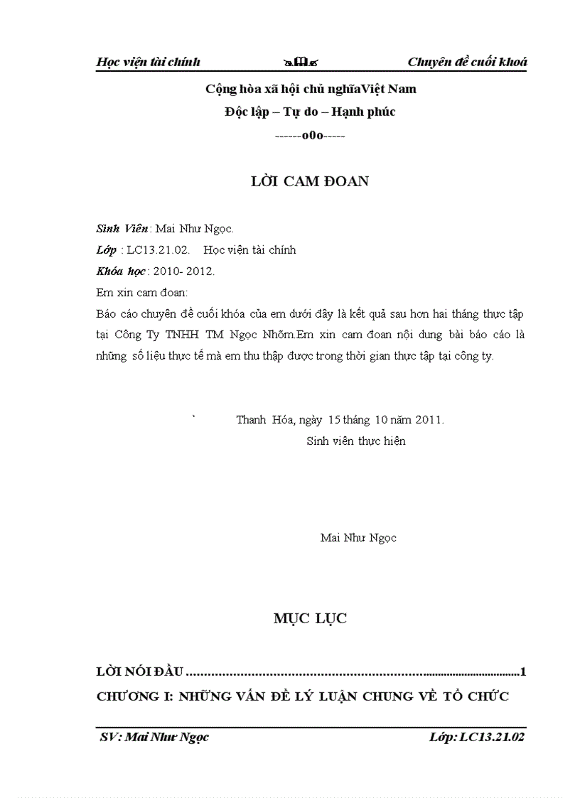 image for page Tổ chức công tác kế toán bán hàng và xác định kết quả bán hàng tại Công ty TNHH thương mại Ngọc Nhâm 3