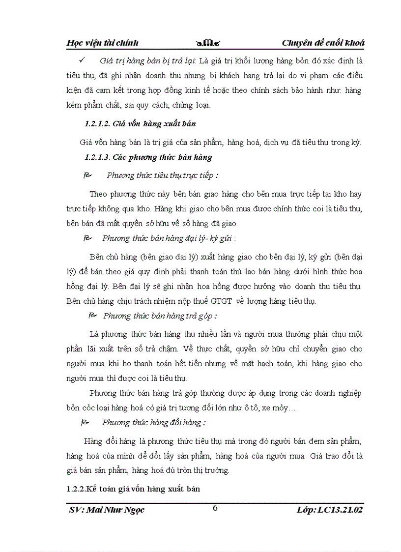 image for page Tổ chức công tác kế toán bán hàng và xác định kết quả bán hàng tại Công ty TNHH thương mại Ngọc Nhâm 3