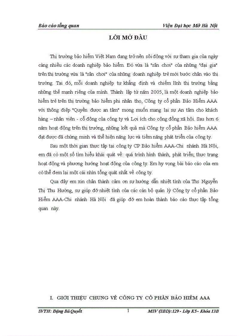 image for page Định hướng phát triển của công ty cổ phần bảo hiểm AAA Chi nhánh Hà Nội