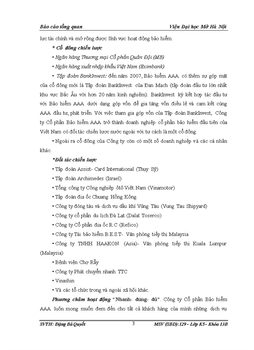 image for page Định hướng phát triển của công ty cổ phần bảo hiểm AAA Chi nhánh Hà Nội