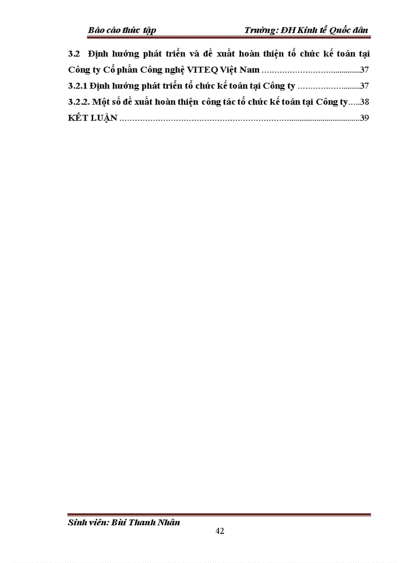 image for page Đánh giá thực trạng về tổ chức kế toán tại Công ty Cổ phần công nghệ VITEQ Việt Nam