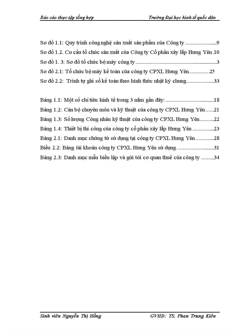 image for page Một số đánh giá về tình hình tổ chức hạch toán kế toán tại công ty cổ phần xây lắp Hưng Yên