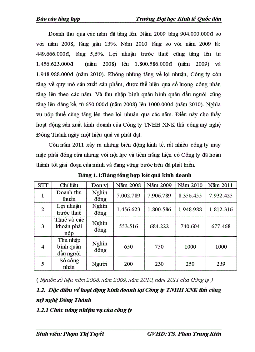 image for page Đánh giá thực trạng về tình hình tổ chức hoạch toán kế toán tại công ty TNHH XNK thủ công mỹ nghệ Đông Thành