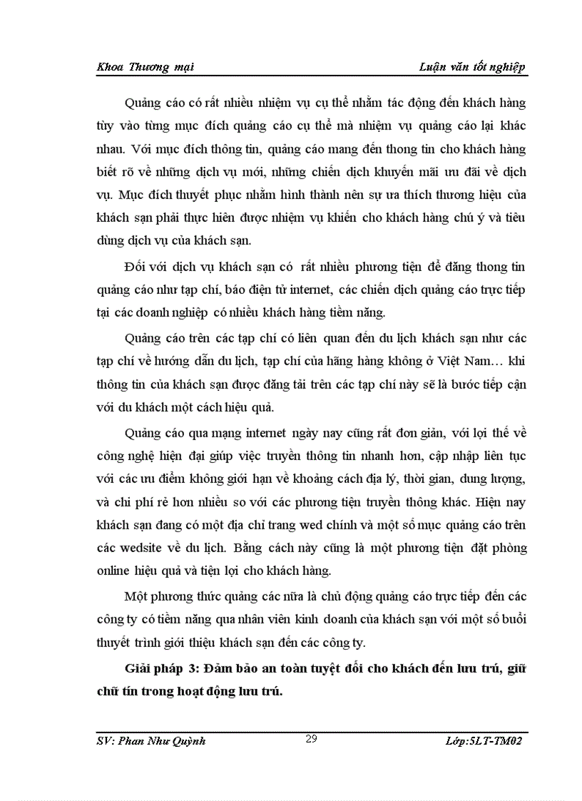 image for page Giải pháp nâng cao hiệu quả kinh doanh du lịch của khách sạn Dạ Khúc 1