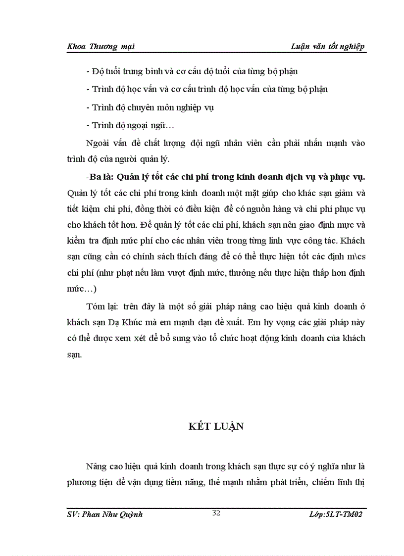 image for page Giải pháp nâng cao hiệu quả kinh doanh du lịch của khách sạn Dạ Khúc 1