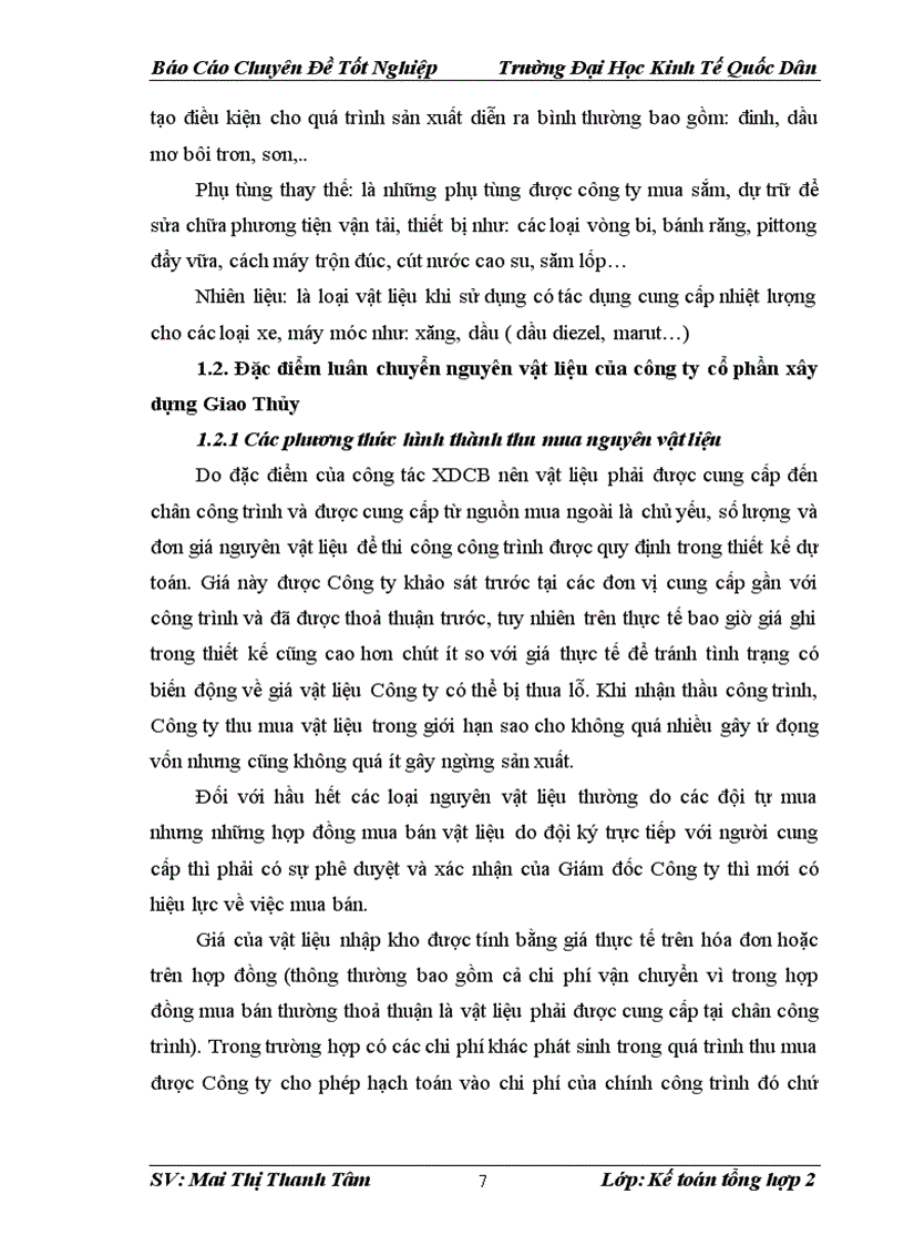 image for page Hoàn thiện kế toán nguyên vật liệu tại công ty cổ phần xây dựng Giao Thủy