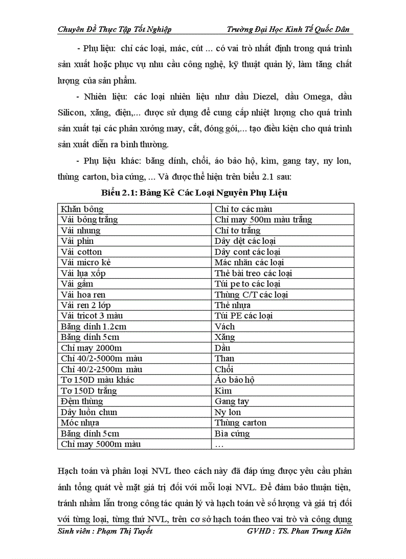 image for page Kế toán nguyên vật liệu tại Công ty TNHH XNK thủ công mỹ nghệ Đông Thành