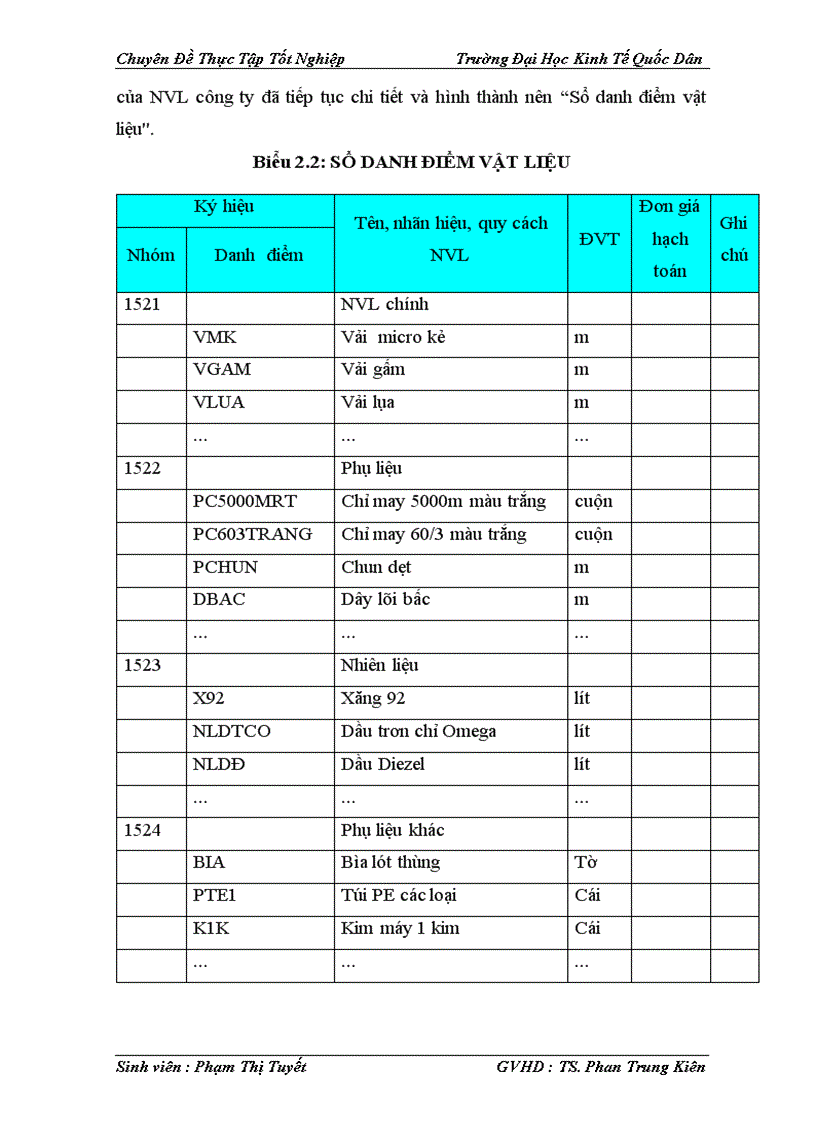 image for page Kế toán nguyên vật liệu tại Công ty TNHH XNK thủ công mỹ nghệ Đông Thành