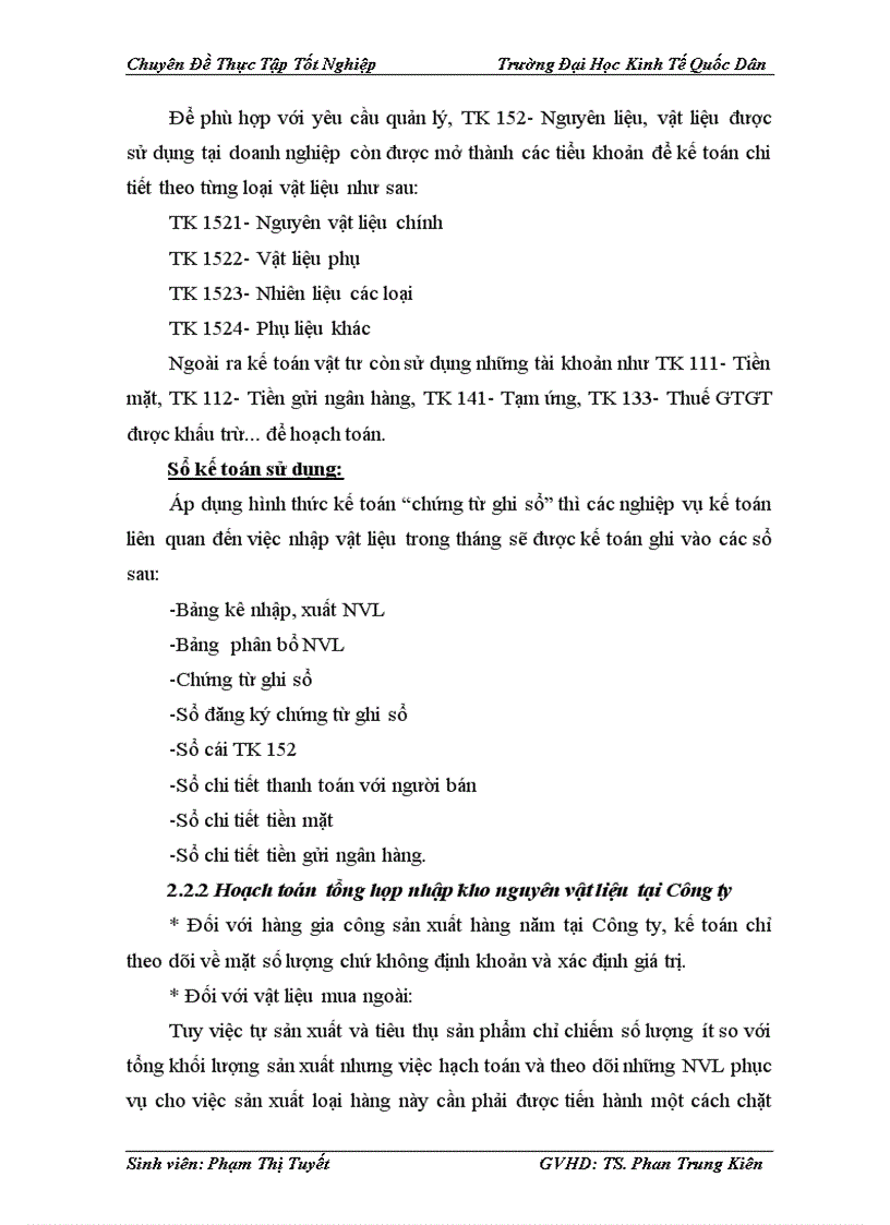 image for page Kế toán nguyên vật liệu tại Công ty TNHH XNK thủ công mỹ nghệ Đông Thành